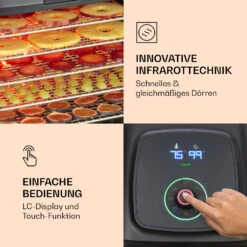Florida Jerky Dörrautomat Infrarot 500W 4 Programme 35 Bis 75 °C -Einrichtungsgeschäft 10034430 de 0003 logo