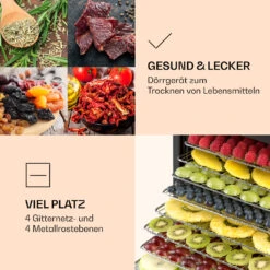 Mega Jerky Dörrautomat 650W 35-80°C LC-Touch-Display Timer 8 Ebenen -Einrichtungsgeschäft 10034439 de 0004 logo