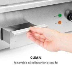 Grillmeile 3000G Elektrogrill 3000W Grillplatte 54,5x35cm Glatt 13 Grillmeile 3000G Elektrogrill 3000W Grillplatte 54,5x35cm Glatt -Einrichtungsgeschäft 10034447 yy 0007 logo Klarstein Grillmeile 3000G Pro Elektrogrill glatt