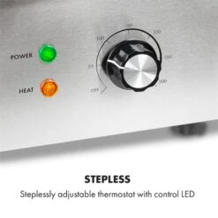 Grillmeile 3000GR Elektrogrill 3000W 54,5x35cm Glatt/geriffelt 11 Grillmeile 3000GR Elektrogrill 3000W 54,5x35cm Glatt/geriffelt -Einrichtungsgeschäft 10034448 yy 0003 logo Klarstein Grillmeile 3000GR Pro Grill glatt geriffelt