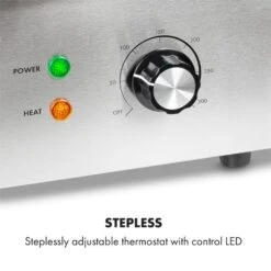 Grillmeile 3000R Elektrogrill 3000W Platte 54,5x35cm Geriffelt 11 Grillmeile 3000R Elektrogrill 3000W Platte 54,5x35cm Geriffelt -Einrichtungsgeschäft 10034449 yy 0003 logo Klarstein Grillmeile 3000R Pro Grill geriffelt