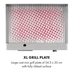 Grillmeile 3000R Elektrogrill 3000W Platte 54,5x35cm Geriffelt 12 Grillmeile 3000R Elektrogrill 3000W Platte 54,5x35cm Geriffelt -Einrichtungsgeschäft 10034449 yy 0004 logo Klarstein Grillmeile 3000R Pro Grill geriffelt