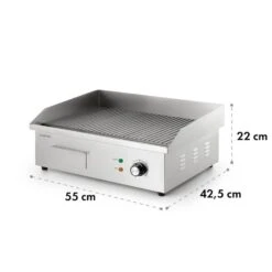 Grillmeile 3000R Elektrogrill 3000W Platte 54,5x35cm Geriffelt 17 Grillmeile 3000R Elektrogrill 3000W Platte 54,5x35cm Geriffelt -Einrichtungsgeschäft 10034449 yy 0009 logo Klarstein Grillmeile 3000R Pro Grill geriffelt