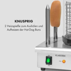 Wurstfabrik Pro 550 Hot Dog Maker 550W 2 Spieße 5L 30-100°C Edelstahl -Einrichtungsgeschäft 10034453 de 0005 logo