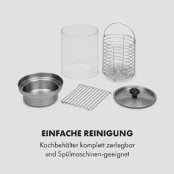 Wurstfabrik Pro 550 Hot Dog Maker 550W 2 Spieße 5L 30-100°C Edelstahl -Einrichtungsgeschäft 10034453 de 0009 logo