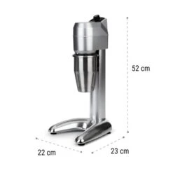 Kraftprotz Milchshake-Mixer Proteinshake 300W Stufenlos Edelstahl -Einrichtungsgeschäft 10034518 yy 0009 logo Klarstein Pro Kraftprotz Milchshake Mixer silber