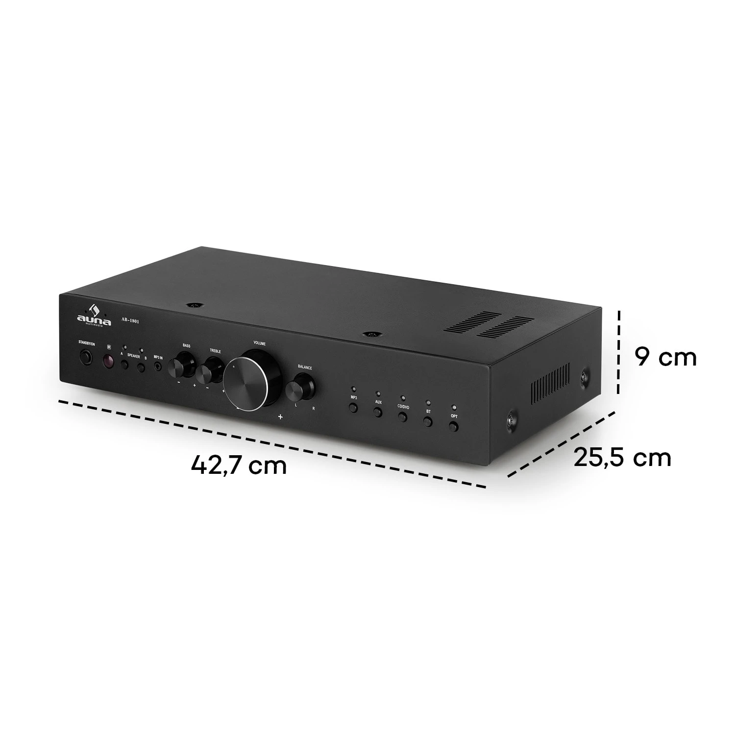 AV2-CD608BT HiFi-Stereo-Verstärker 4x100W RMS BT Dig-Opt-In – Bild 6