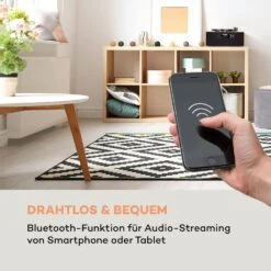 Connect Vinyl Cube Plattenspieler 40W Max. Internet/DAB+/UKW USB Braun -Einrichtungsgeschäft 10034557 de 0004 logo