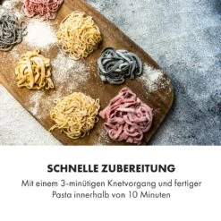 Pastamania Nudelmaschine 260W 7 Aufsätze 500 G 60 DB LED 12 Pastamania Nudelmaschine 260W 7 Aufsätze 500 G 60 DB LED -Einrichtungsgeschäft 10034566 de 0005 logo