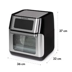 AeroVital Fry Heißluftfritteuse 1500W 10l Timer 9 Programme -Einrichtungsgeschäft 10034575 yy 0011 dimensions