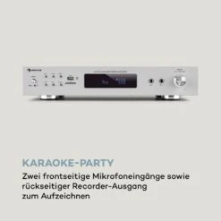 AMP-9200 BT Digital-Stereo-Verstärker 2x60W RMS BT 2xMikro Silber -Einrichtungsgeschäft 10034593 de 0004 logo