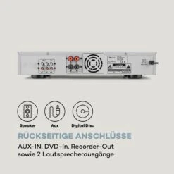AMP-9200 BT Digital-Stereo-Verstärker 2x60W RMS BT 2xMikro Silber -Einrichtungsgeschäft 10034593 de 0007 logo