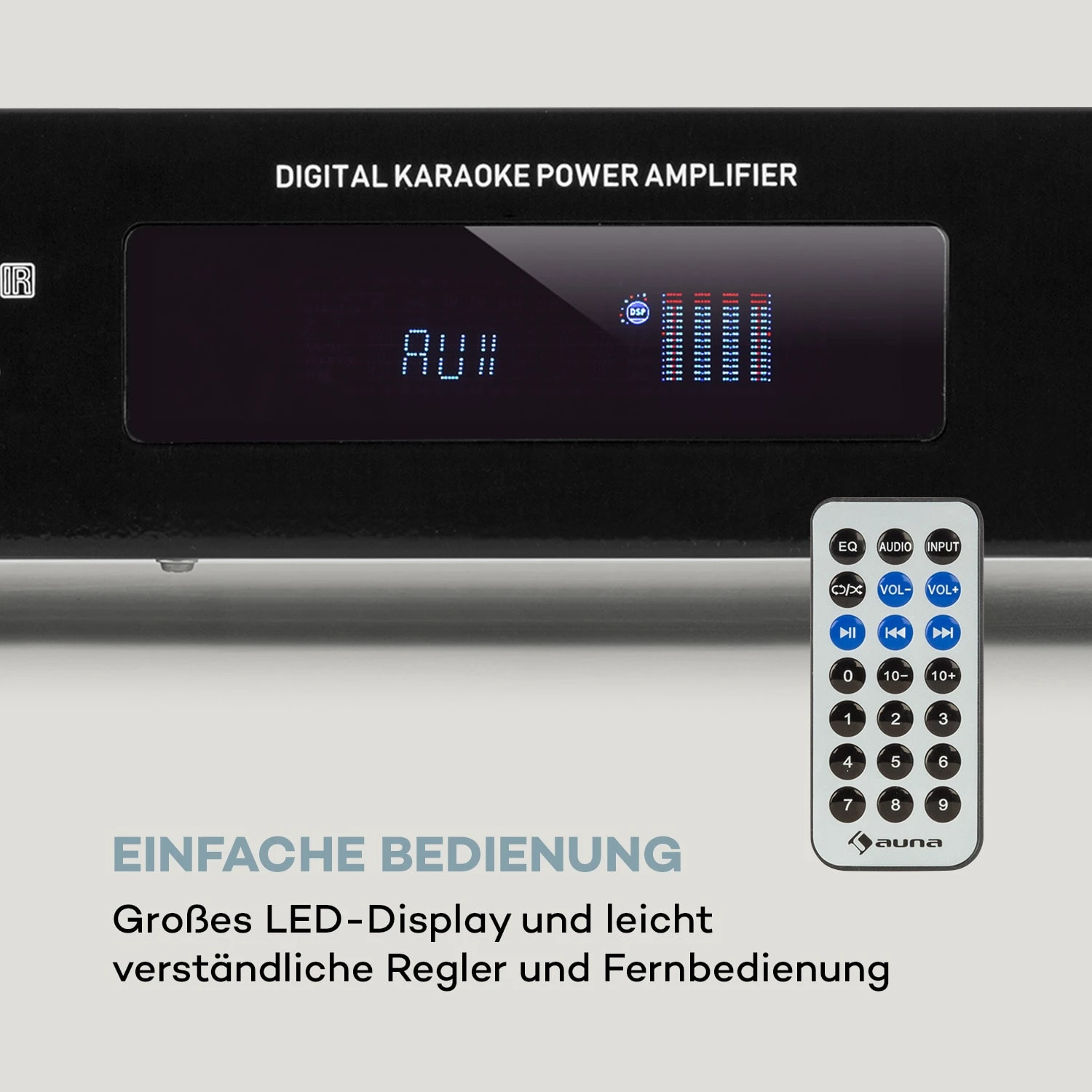 AMP-9200 BT Digital-Stereo-Verstärker 2x60W RMS BT 2xMikro Schwarz 5 AMP-9200 BT Digital-Stereo-Verstärker 2x60W RMS BT 2xMikro Schwarz – Bild 5