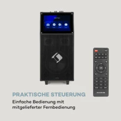 KTV Karaoke-System 15,4" Touch 2UHF-Mic WiFi BT USB SD HDMI Trolley -Einrichtungsgeschäft 10034612 de 0008 logo