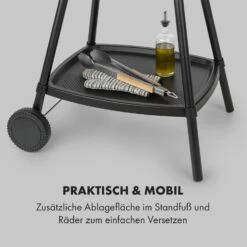 Gatsby Elektrogrill 2000W Antihaft-Grillfläche Seitentische Schwarz -Einrichtungsgeschäft 10034706 de 0007 logo