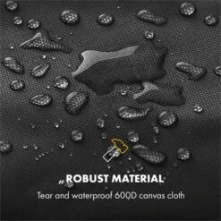 Tomahawk Wetterschutzhaube 600D Canvas 30/70% PE/PVC Schwarz 9 Tomahawk Wetterschutzhaube 600D Canvas 30/70% PE/PVC Schwarz -Einrichtungsgeschäft 10034713 yy 0003 logo Klarstein Tomahawk Wetterschutzhaube 140cm