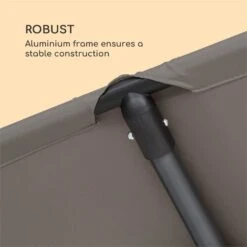 Flex-Shade L Sonnenschirm 130 X 180 Cm Polyester UV 50 Dunkelgrau -Einrichtungsgeschäft 10034726 yy 0005 logo Blumfeldt Flex Shade L Sonnenschirm 130x180 grau