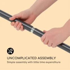 Flex-Shade L Sonnenschirm 130 X 180 Cm Polyester UV 50 Dunkelgrau -Einrichtungsgeschäft 10034726 yy 0008 logo Blumfeldt Flex Shade L Sonnenschirm 130x180 grau