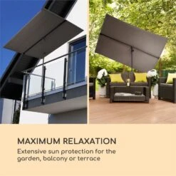 Einrichtungsgeschäft 25 Einrichtungsgeschäft -Einrichtungsgeschäft 10034728 yy 0002 logo Blumfeldt Flex Shade XL Sonnenschirm 150x210 grau