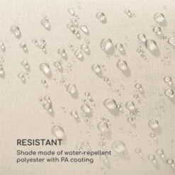 Belo Horizonte Sonnenschirm Sonnenschutz Ø 292cm Polyester Wasserabweisend Inkl. Standbasis Creme -Einrichtungsgeschäft 10034743 yy 0007 logo blumfeldt Belo Horizonte Sonnenschirm creme