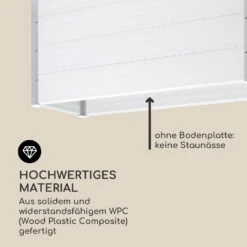 Nova Grow Gartenbeet 150 X 91 X 50 Cm WPC Holzoptik Weiß -Einrichtungsgeschäft 10034746 de 0004 logo