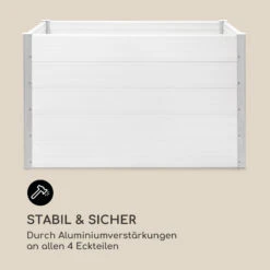 Nova Grow Gartenbeet 150 X 91 X 100 Cm WPC Holzoptik Weiß -Einrichtungsgeschäft 10034747 de 0008 logo