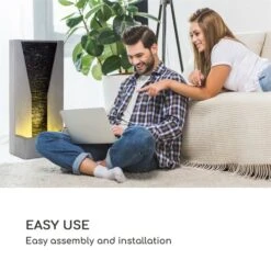 Riverrun Gartenbrunnen Zimmerbrunnen Indoor Outdoor 12W Pumpe LED-Ring -Einrichtungsgeschäft 10034777 yy 0003 logo Blumfeldt Riverrun Gartenbrunnen Zimmerbrunnen