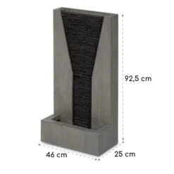 Riverrun Gartenbrunnen Zimmerbrunnen Indoor Outdoor 12W Pumpe LED-Ring -Einrichtungsgeschäft 10034777 yy 0009 logo Blumfeldt Riverrun Gartenbrunnen Zimmerbrunnen