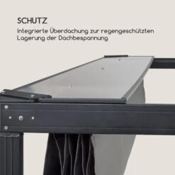 Pantheon RemoteShade Pavillon Motor-Dach 3x3m 280g/m² PE Aluminium -Einrichtungsgeschäft 10034781 de 0007 logo
