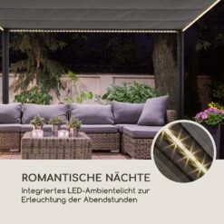 Pantheon RemoteShade Ambient Pavillon Motor-Dach 3x3m LED-Licht PE -Einrichtungsgeschäft 10034782 de 0004 logo