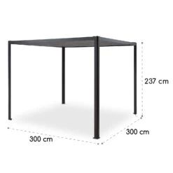 Pantheon RemoteShade Ambient Pavillon Motor-Dach 3x3m LED-Licht PE -Einrichtungsgeschäft 10034782 yy 0009 logo