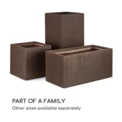 Solid Grow Rust Pflanzgefäß 80 X 38 X 38 Cm Fibreclay Rostfarben 16 Solid Grow Rust Pflanzgefäß 80 X 38 X 38 Cm Fibreclay Rostfarben -Einrichtungsgeschäft 10034788 yy 0008 logo Blumfeldt Solid Grow Rust Pflanzgefaess 80x38x38cm