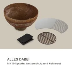 Savage Feuerschale Mit Grill Ø: 60,5 Cm Stahl Inkl. Wetterschutz Rost 16 Savage Feuerschale Mit Grill Ø: 60,5 Cm Stahl Inkl. Wetterschutz Rost -Einrichtungsgeschäft 10034800 de 0008 logo