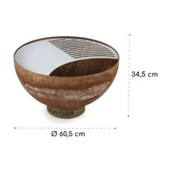Savage Feuerschale Mit Grill Ø: 60,5 Cm Stahl Inkl. Wetterschutz Rost 17 Savage Feuerschale Mit Grill Ø: 60,5 Cm Stahl Inkl. Wetterschutz Rost -Einrichtungsgeschäft 10034800 yy 0009 logo