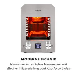 Hannibal Hochtemperaturgrill Indoor 2.200W 850°C Edelstahl Silber -Einrichtungsgeschäft 10034803 de 0003 logo