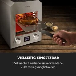Hannibal Hochtemperaturgrill Indoor 2.200W 850°C Edelstahl Silber -Einrichtungsgeschäft 10034803 de 0006 logo
