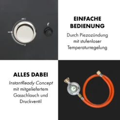 Pasadena Gas-Räuchergrill 2,5 KW Heizleistung 180 °C / 350 °F Max. 17 Pasadena Gas-Räuchergrill 2,5 KW Heizleistung 180 °C / 350 °F Max. -Einrichtungsgeschäft 10034818 de 0008 logo
