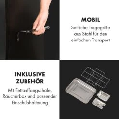 Pasadena Gas-Räuchergrill 2,5 KW Heizleistung 180 °C / 350 °F Max. 18 Pasadena Gas-Räuchergrill 2,5 KW Heizleistung 180 °C / 350 °F Max. -Einrichtungsgeschäft 10034818 de 0009 logo