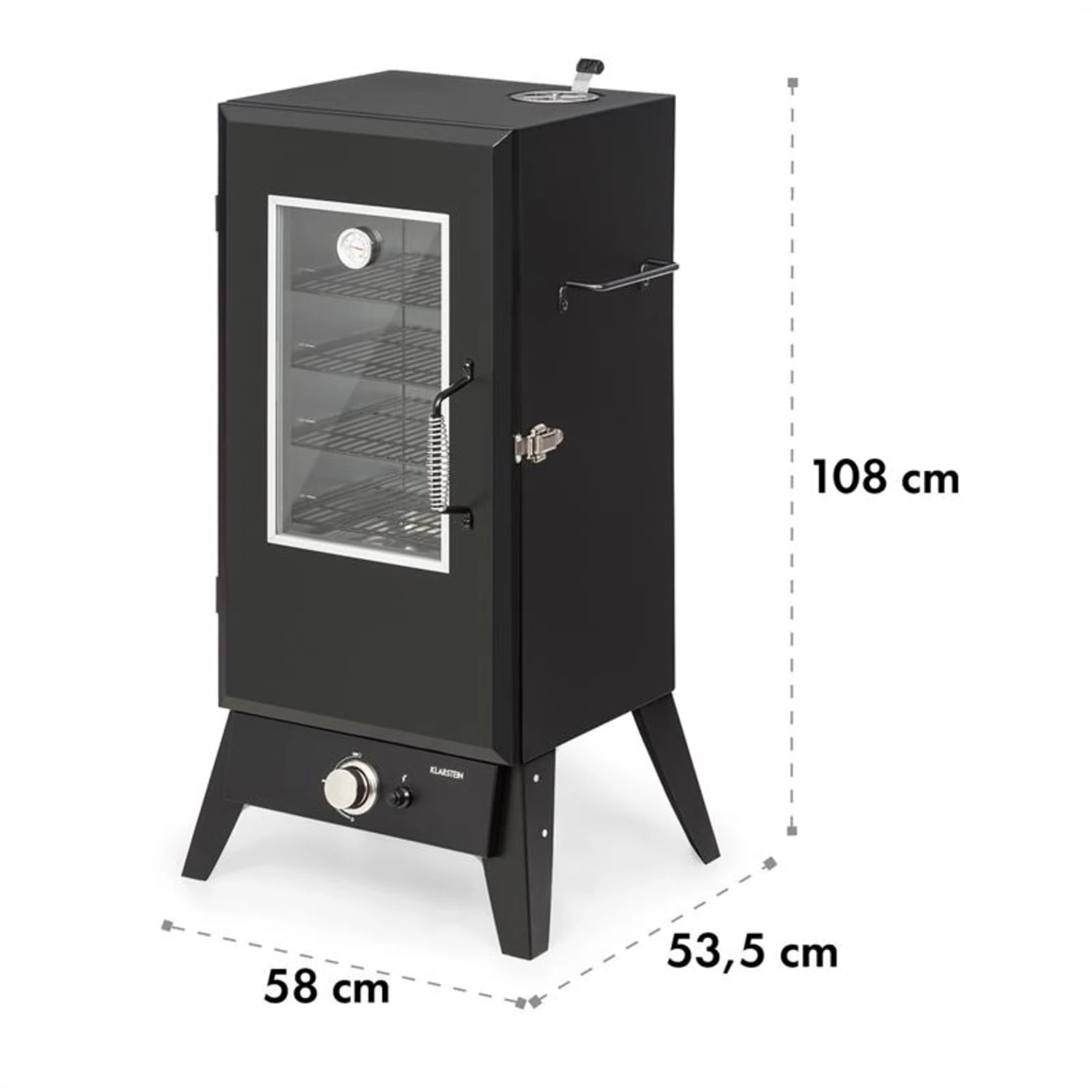 Pasadena Gas-Räuchergrill 2,5 KW Heizleistung 180 °C / 350 °F Max. 10 Pasadena Gas-Räuchergrill 2,5 KW Heizleistung 180 °C / 350 °F Max. – Bild 10