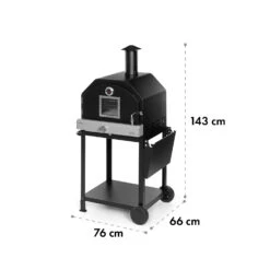 Pizzaiolo Pro Pizza-Gasgrill 76x143x66cm Schamottestein Stahl Mobil -Einrichtungsgeschäft 10034844 yy 0010 logo