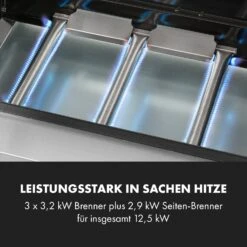 Valkyrie Gasgrill 3x3,2 + 2,9 KW Sichtfenster 54x42 Cm Grill Edelstahl 14 Valkyrie Gasgrill 3x3,2 + 2,9 KW Sichtfenster 54x42 Cm Grill Edelstahl -Einrichtungsgeschäft 10034845 de 0005 logo
