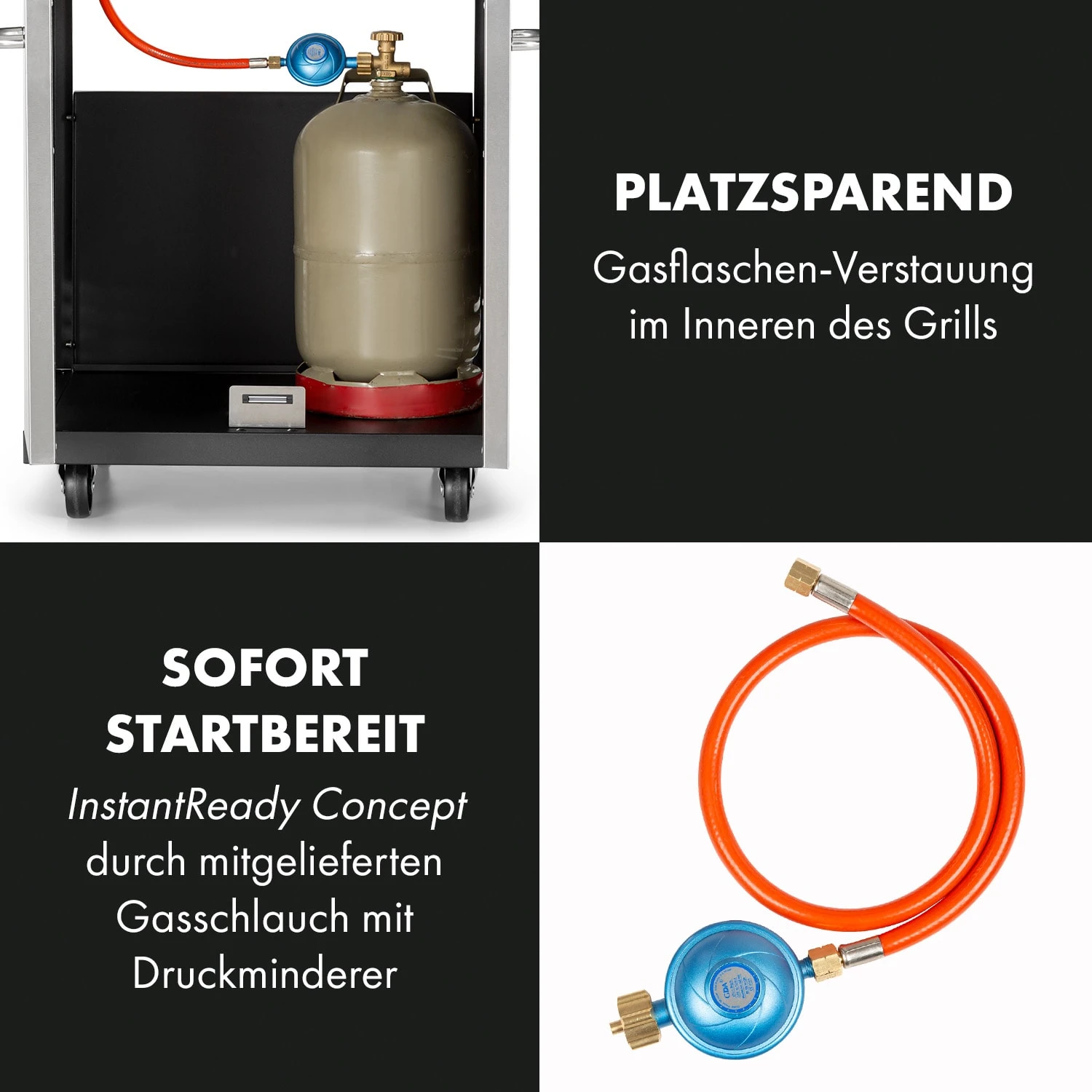 Valkyrie Gasgrill 3x3,2 + 2,9 KW Sichtfenster 54x42 Cm Grill Edelstahl 7 Valkyrie Gasgrill 3x3,2 + 2,9 KW Sichtfenster 54x42 Cm Grill Edelstahl – Bild 7