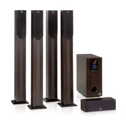 Areal Elegance 5.1-Surround-System 190W RMS BT USB AUX Fernbedienung