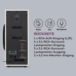 Areal Elegance 5.1-Kanal-Surround-System 190W RMS BT USB SD AUX Fernbedienung -Einrichtungsgeschäft 10034855 de 0008 logo