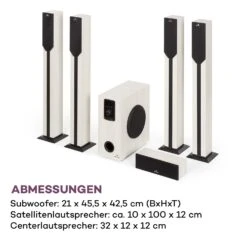 Areal Elegance 5.1-Kanal-Surround-System 190W RMS BT USB SD AUX Fernbedienung -Einrichtungsgeschäft 10034855 de 0009 logo