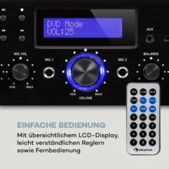 AMP-5 BT HiFi-Verstärker 2 X 50 W RMS BT 2 X Mikro Schwarz -Einrichtungsgeschäft 10034896 de 0005 logo