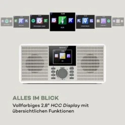 IR-260 Internetradio WLAN USB AUX UPnP 2.8" HCC-Display Fernbedienung -Einrichtungsgeschäft 10034909 de 0006 logo