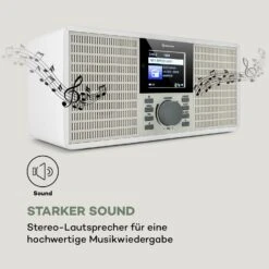 IR-260 Internetradio WLAN USB AUX UPnP 2.8" HCC-Display Fernbedienung -Einrichtungsgeschäft 10034909 de 0007 logo