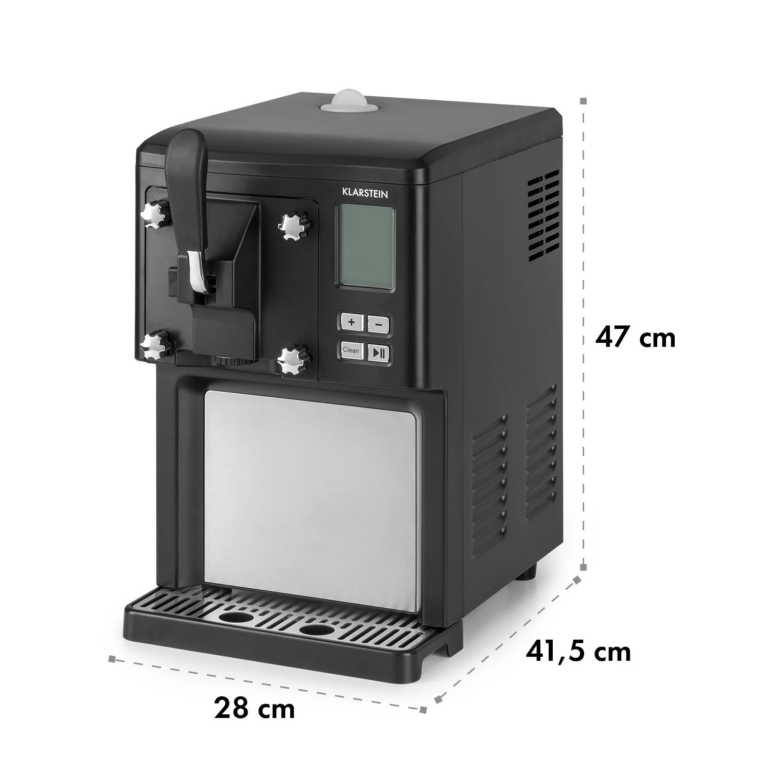 Sweet Sundae Eiscrememaschine Kompressor 1,5l Edelstahl Schwarz 10 Sweet Sundae Eiscrememaschine Kompressor 1,5l Edelstahl Schwarz – Bild 10