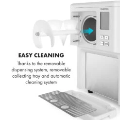 Sweet Sundae Eiscrememaschine Kompressor 1,5l Edelstahl Weiß -Einrichtungsgeschäft 10034912 uk 0008 logo Klarstein Sahnehaeubchen Eiscrememaschine weiss